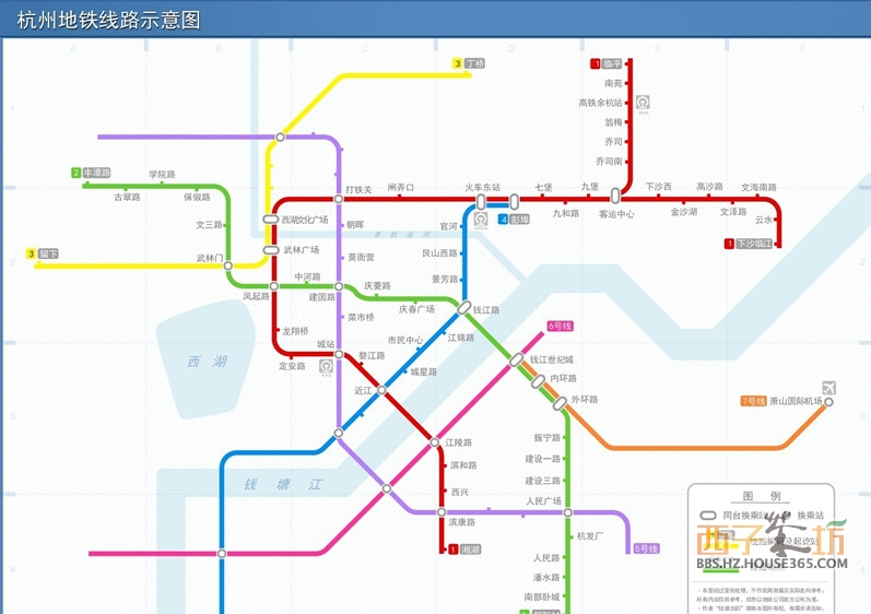 杭州地铁最新线路图,杭州地铁最新线路图，城市脉络中的温情故事