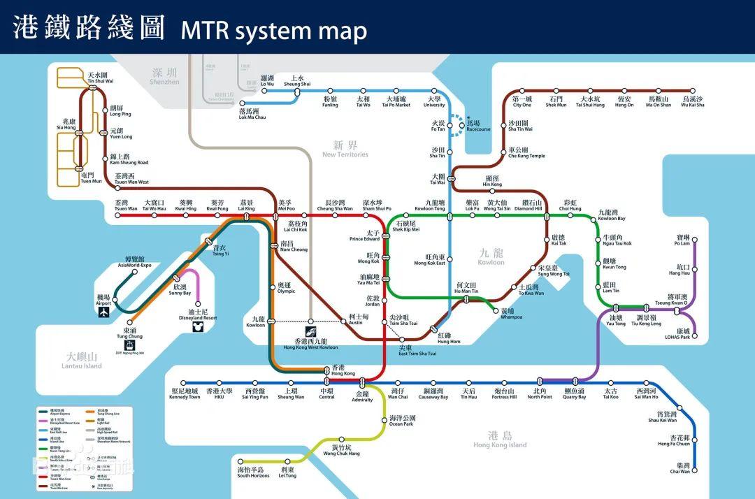 港铁最新线路图概览，一站式了解最新线路动态